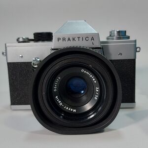 Praktica L 35mm Film Camera, German, Pentacon, 1969-75, Meyer-Optik Görlitz Lens